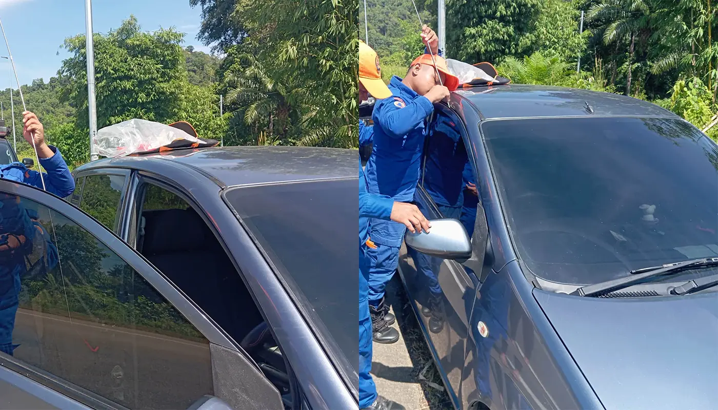 Sarawak, Sarawak News, Sematan, Sematan News, Lundu, Lundu News, Emergency Response, Civil Defence Force, APM Sarawak, Vehicle Assistance