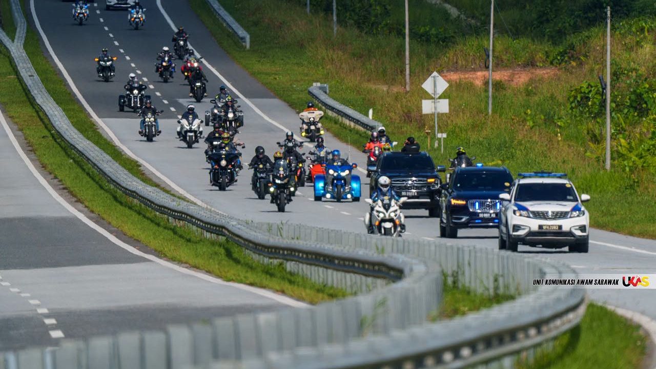Abang Johari Leads 214km Motorcycle Convoy From Batang Lupar To Sibu 1 Abang Johari Leads 214km Motorcycle Convoy From Batang Lupar To Sibu