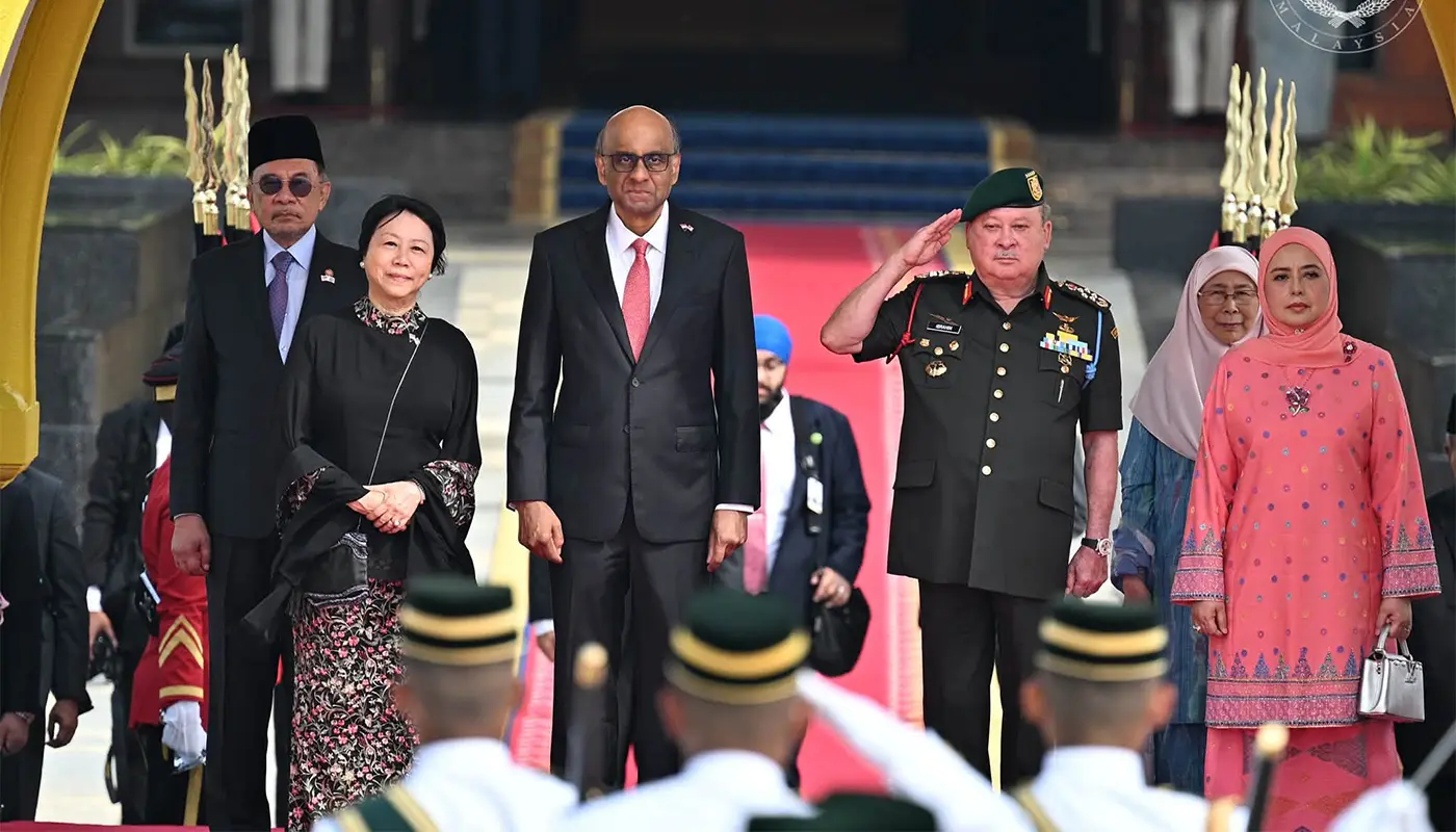 Agong Welcomes Singapore President at State Ceremony in KL 1 Sarawak, Sarawak News, Kuala Lumpur, Kuala Lumpur News, Malaysia, Singapore, State Visit, Sultan Ibrahim, Tharman Shanmugaratnam