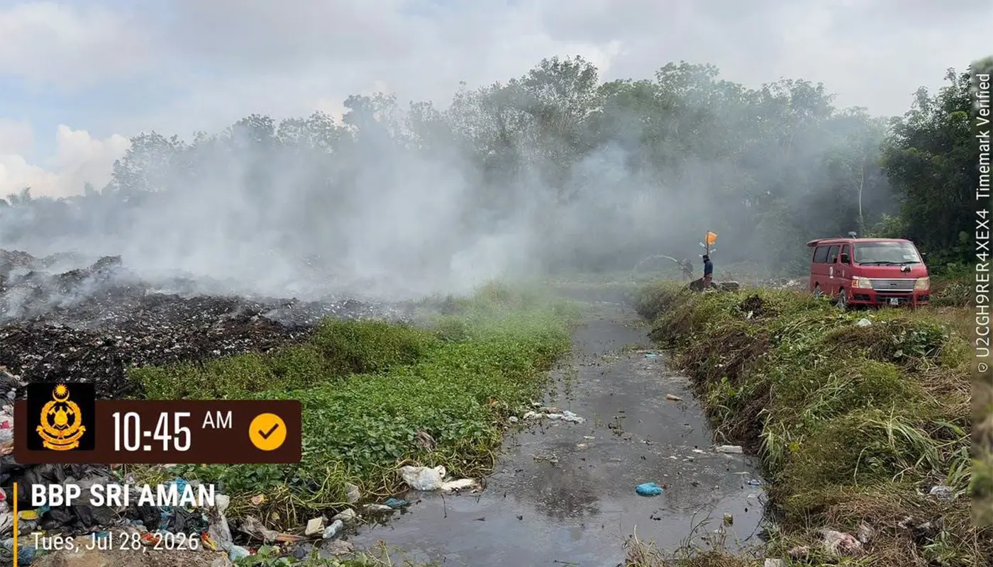 Sarawak, Sarawak News, Sri Aman, Sri Aman News, Fire Department, Waste Management, Emergency Response, Environment