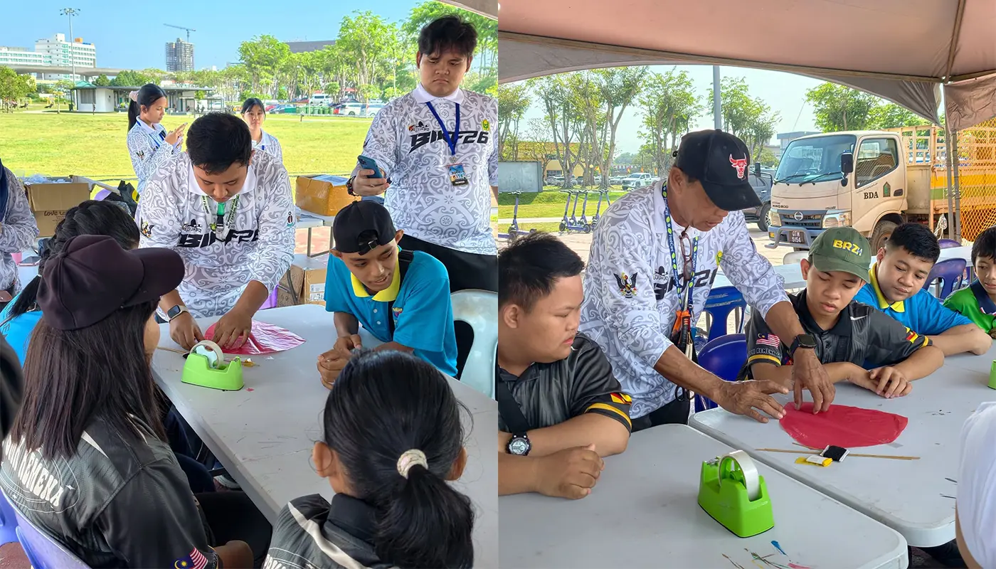 BIKF 2026 Workshop Empowers Special Needs Students 1 Sarawak, Sarawak News, Bintulu, Bintulu News, BIKF 2026, Borneo International Kite Festival, Special Education, PPKI, SMK Kemena, Community Engagement