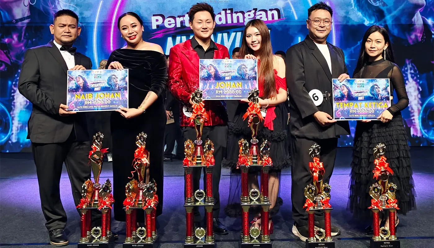 Sarawak, Sarawak News, Bintulu, Bintulu News, BIKF 2026, Borneo International Kite Festival, Cultural Show, Duet Singing, Entertainment