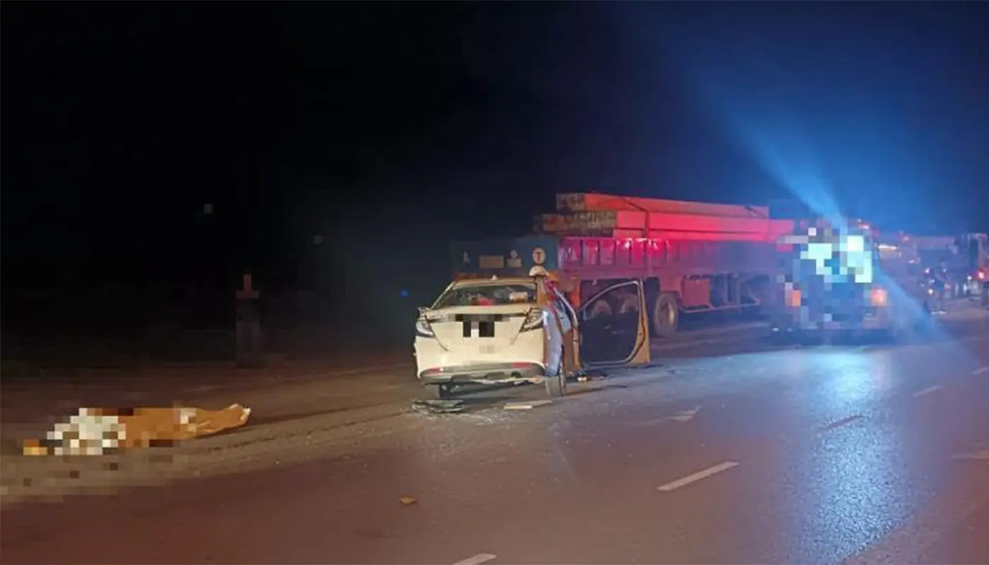 Fatal Motorcycle Accident on Kuala Baram Bypass 1 Sarawak, Sarawak News, Miri, Miri News, Road Accident, Traffic Safety, Police