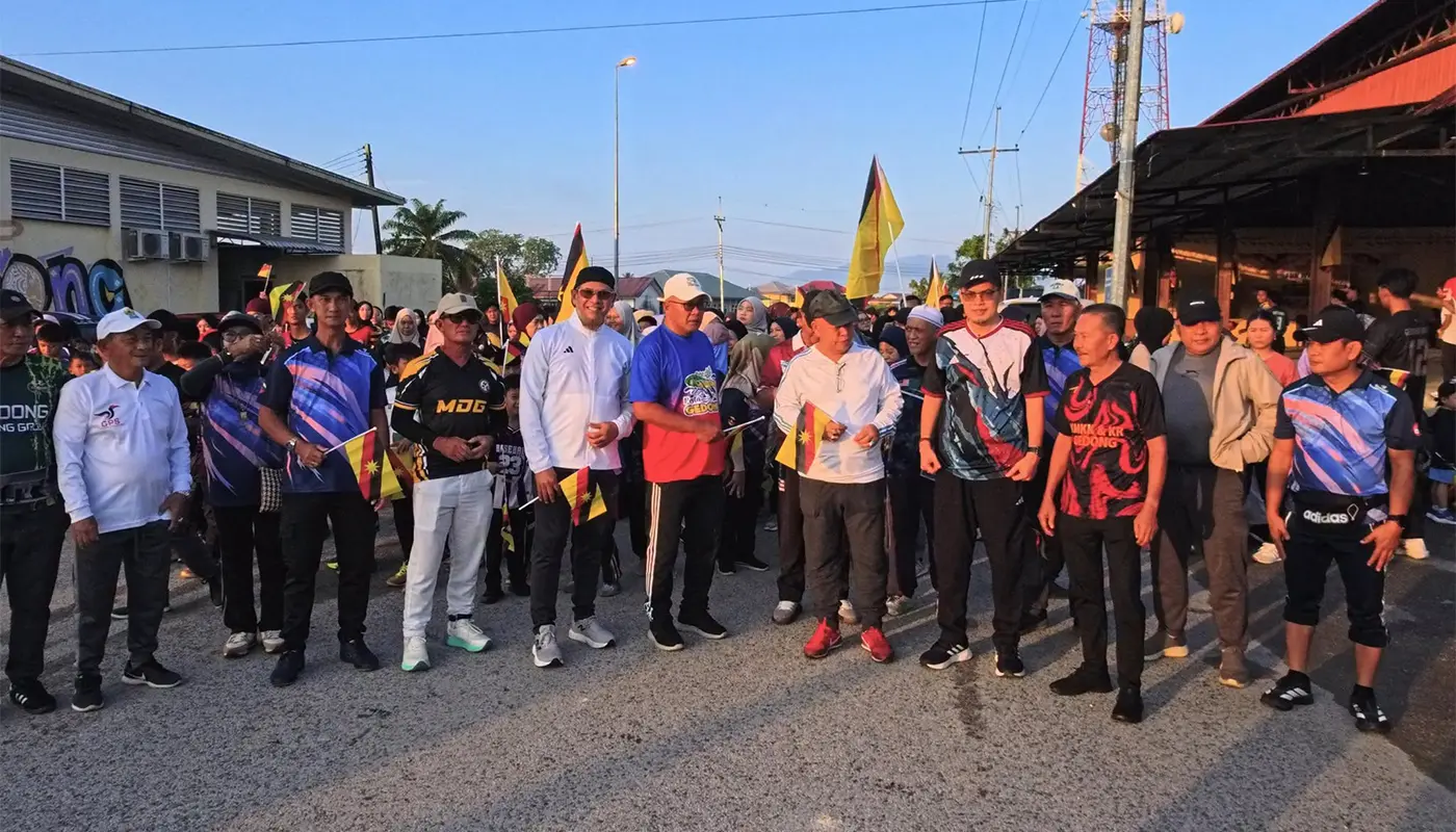 Gedong Fun Run Fosters Unity and Healthy Living 1 Sarawak, Sarawak News, Gedong, Gedong News, Fun Run, Community Health, PBB, Sportsmanship, Sarawak Day 2026