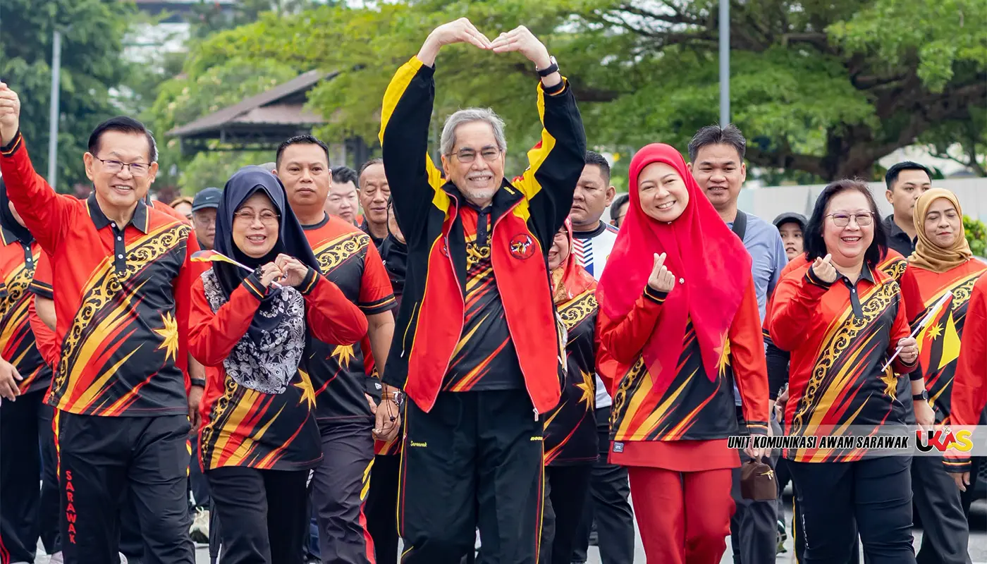 Sarawak, Sarawak News, Sibu, Sibu News, Tun Wan Junaidi, Sarawak Day 2026, Unity Walk, Malaysian Politics