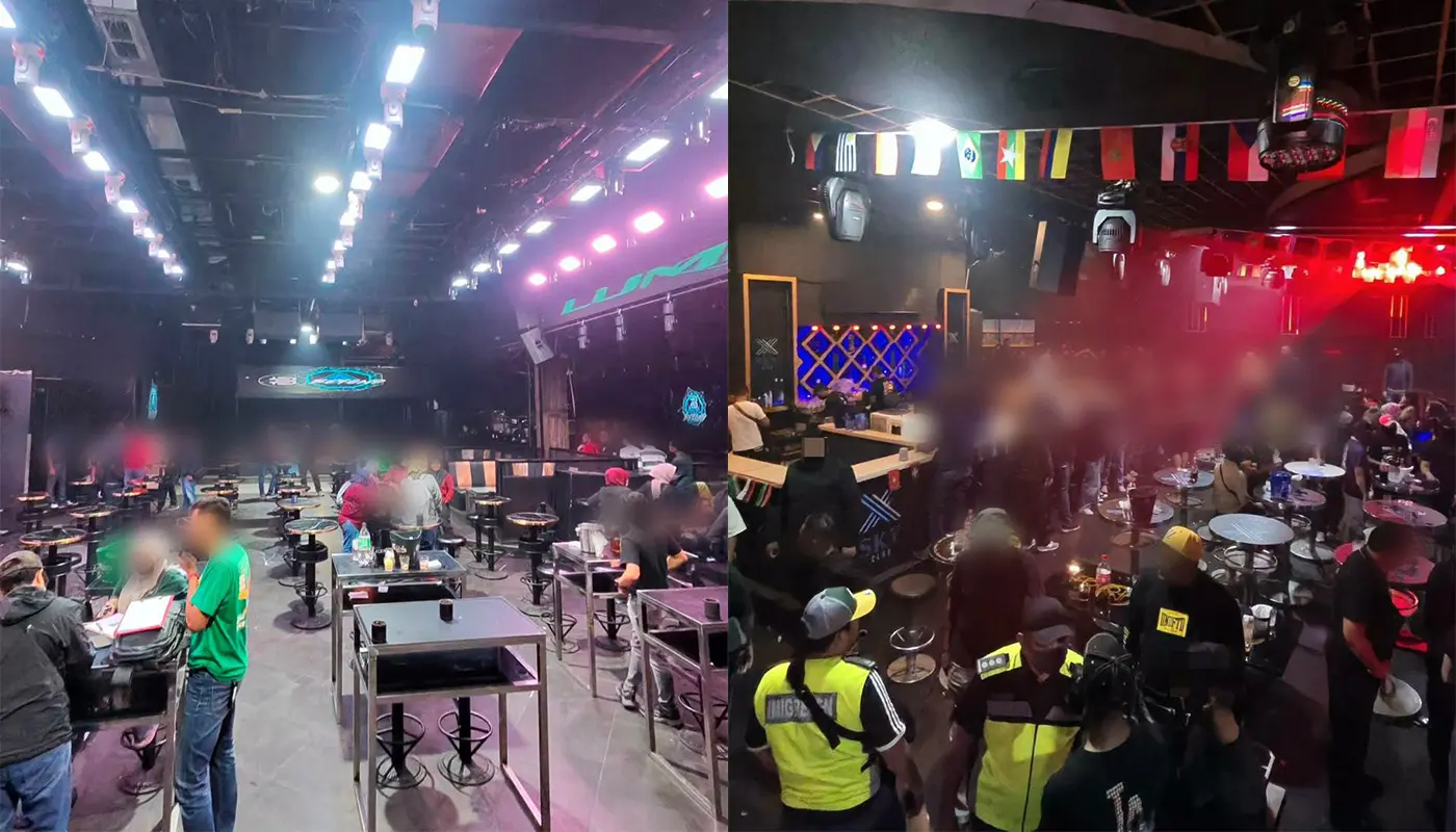 Immigration Raids Pudu Club, Arrests 17 Foreigners 1 Sarawak, Sarawak News, Kuala Lumpur, KL News, Immigration Enforcement, Ops Gegar, Illegal Immigrants, Vice Crime