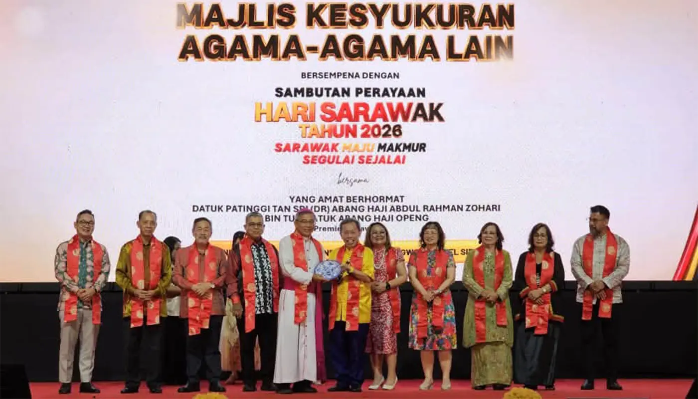 Interfaith Thanksgiving Ceremony With Sarawak Day 2026 Celebration 1 Sarawak, Sarawak News, Sibu, Sibu News, Sarawak Day 2026, Interfaith Harmony, Dr Sim Kui Hian, Abang Johari