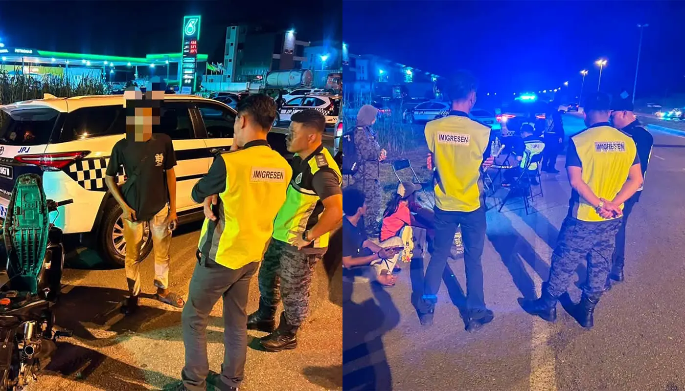 JPJ Miri Joint Operation Results Vehicle Seizures and Arrests 1 Sarawak, Sarawak News, Miri, Miri News, Road Safety, Traffic Enforcement, Methamphetamine