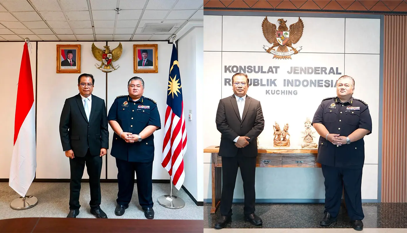 JPJ Sarawak Strengthens Ties with Indonesian Consulate in Kuching 1 Sarawak, Sarawak News, Kuching, Kuching News, JPJ Sarawak, Indonesian Consulate, Cross-Border Cooperation, Transport Governance