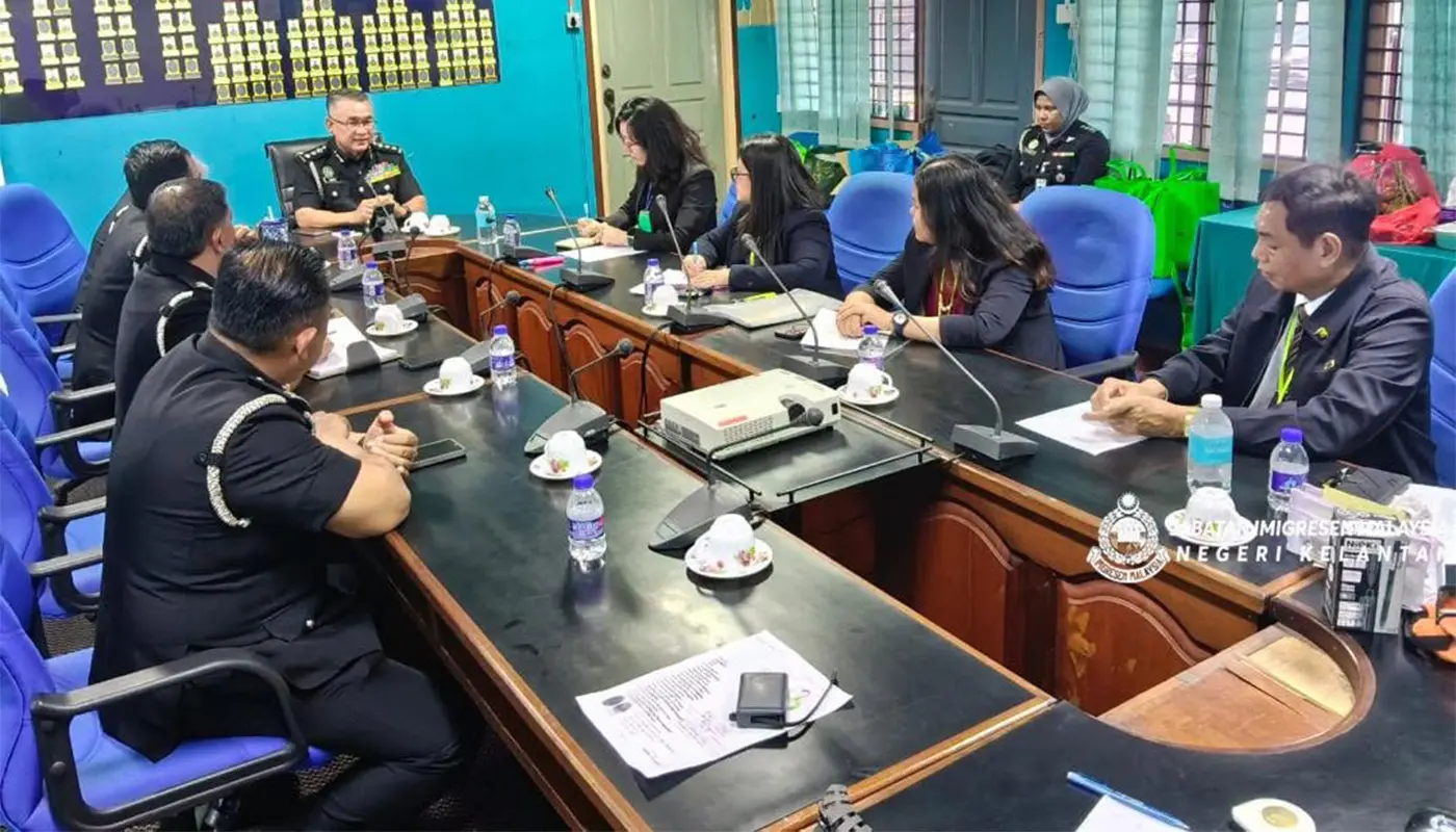 Kelantan Immigration Holds Strategic Talks with Myanmar Embassy 1 Kelantan, Tanah Merah, Immigration Malaysia, Myanmar Embassy, Bilateral Cooperation, National Security