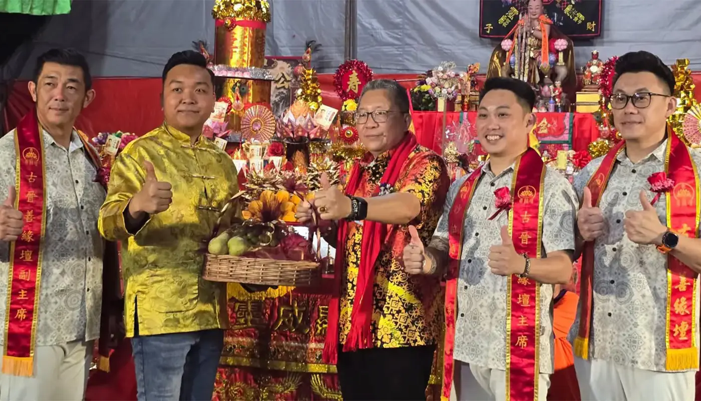 Kuching Mayor Highlights Community Service At Temple Event 1 Sarawak, Sarawak News, Kuching, Kuching News, Shan Yuan Temple, Sudhana Birthday, Community Service, Dato Wee Hong Seng, Local Government, Cultural Heritage