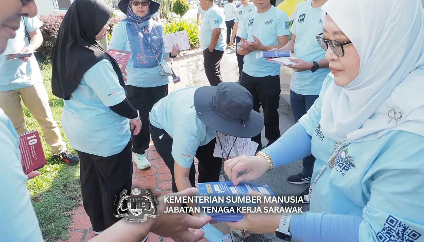 Sarawak, Sarawak News, Bau, Bau News, Sarawak Manpower Department, LGRAP 7.0, Ministry of Human Resources, Community Outreach, Workers’ Rights
