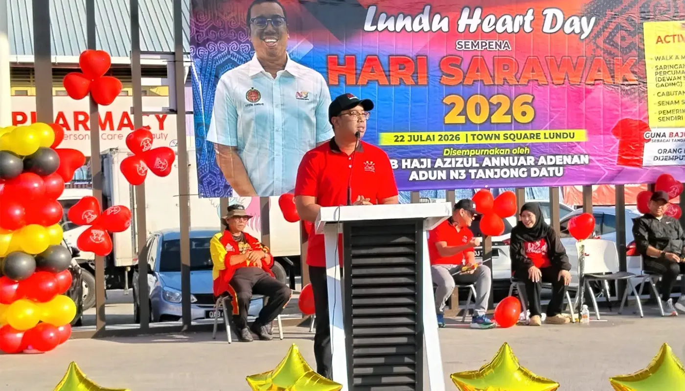 Sarawak, Sarawak News, Lundu, Lundu News, Public Health, Sarawak Heart Foundation, Community Wellness, Tanjong Datu, Sarawak Day 2026