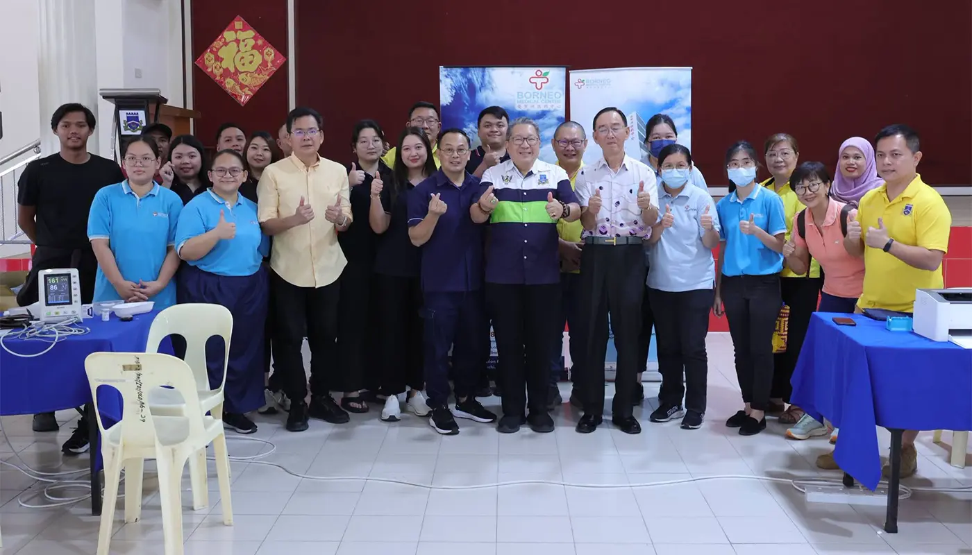 Sarawak, Sarawak News, Kuching, Kuching News, Bintawa, Bintawa News, MBKS, Borneo Medical Centre, Health Screening, Preventive Healthcare, Community Programme