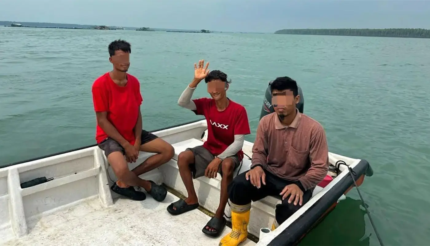 Maritime Malaysia Detains Unregistered Boat with Three Immigrants off Pulau Ketam 1 Maritime Malaysia Detains Unregistered Boat with Three Immigrants off Pulau Ketam