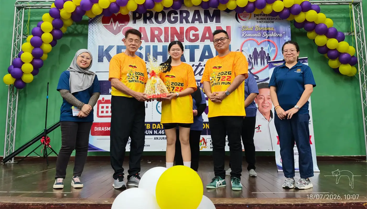 Meradong Assemblyman Launches Health Screening Initiative for Sarawak Day 1 Sarawak, Sarawak News, Bintangor, Bintangor News, Ding Kuong Hiing, Public Health, Community Service, Disease Prevention, Sarawak Day, Healthcare Awareness