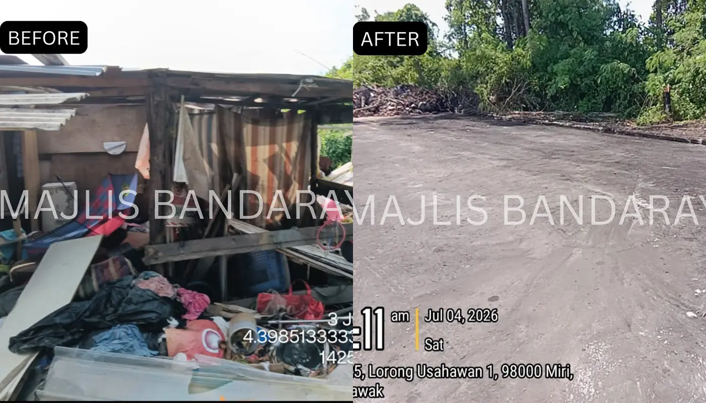 Miri Council Acts Against Illegal Dumping and Road Verge Encroachment 1 Sarawak, Sarawak News, Miri, Miri News, Environment, Public Safety, Waste Management, Local Authority
