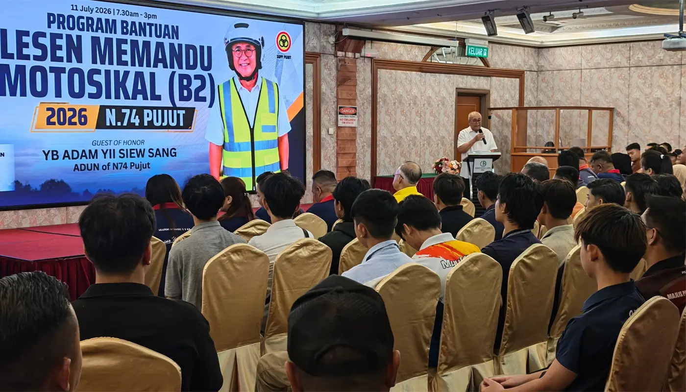 Motorcycle Licence Aid Programme Benefits Pujut Youth 1 Sarawak, Sarawak News, Miri, Miri News, Road Safety, Driving Licence, Youth Development, JPJ