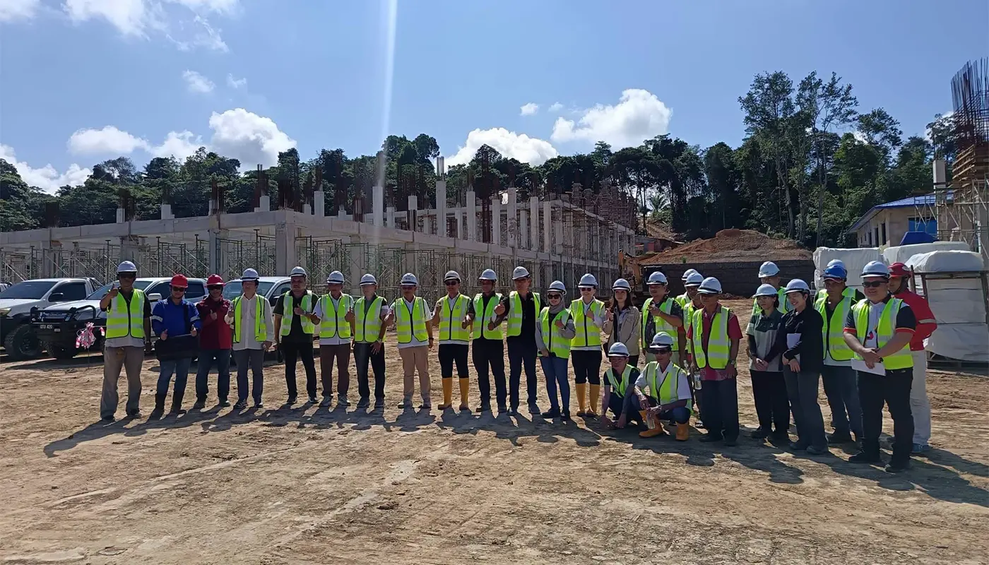 Murum ADUN Monitors Tubau Water Plant Construction Progress 1 Sarawak, Sarawak News, Bintulu, Bintulu News, Kennedy Chukpai Ugon, Water Supply, Infrastructure Development, Tubau, Rural Development, JBALB