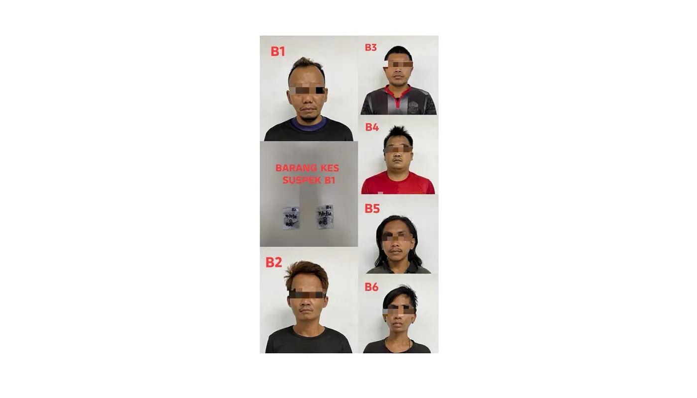 Police Arrested Six Suspects in Bau Drug Operation 1 Sarawak, Sarawak News, Bau, Bau News, Police, Drug Arrests, Narcotics, Crime Prevention, Public Safety