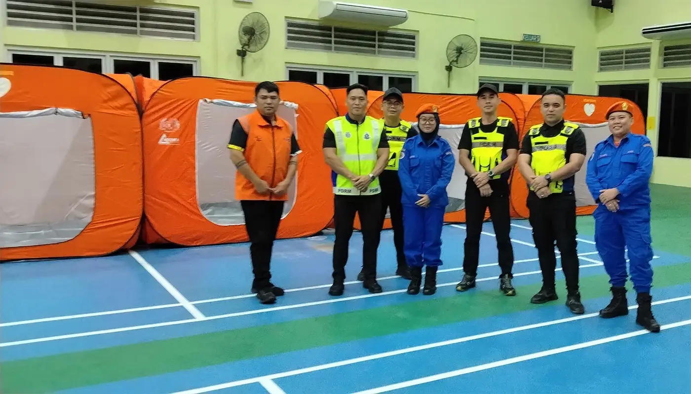 SRDC Leaders Assess Storm Damage in Sibu Jaya Area 1 Sarawak, Sarawak News, Sibu, Sibu News, SRDC, Severe Storm, Disaster Relief, Sibujaya, Community Support, Public Safety