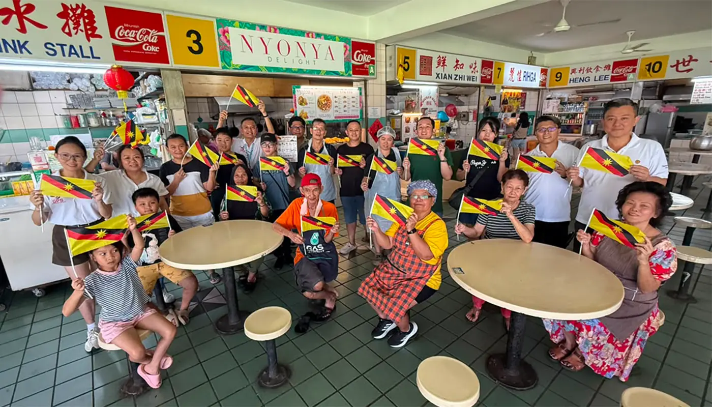 SUPP Kuching Branch Leads Community Walk to Mark Sarawak Day 2026 1 Sarawak, Sarawak News, Kuching, Kuching News, SUPP, Padungan, Sarawak Day, Politics, Community Event