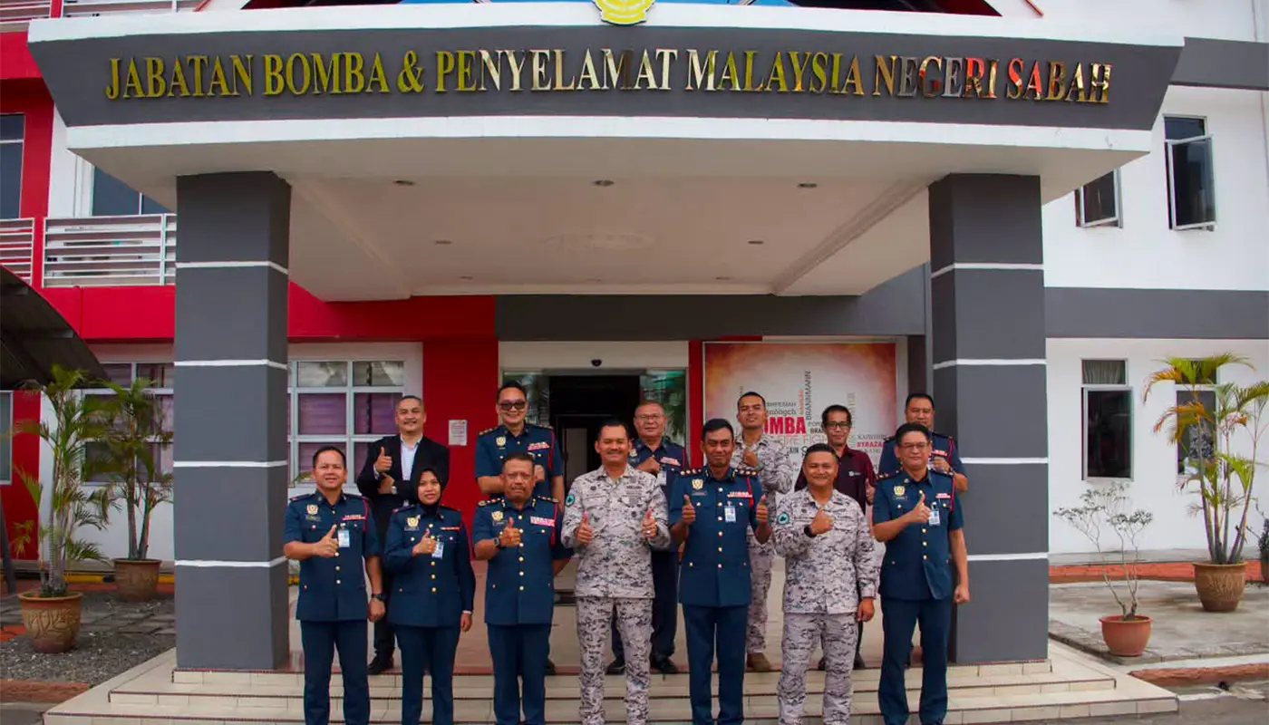 Sabah Maritime Director Strengthens Ties with Fire and Rescue 1 Kota Kinabalu, Kota Kinabalu News, Sabah, Maritime, Fire and Rescue, Security, Cooperation