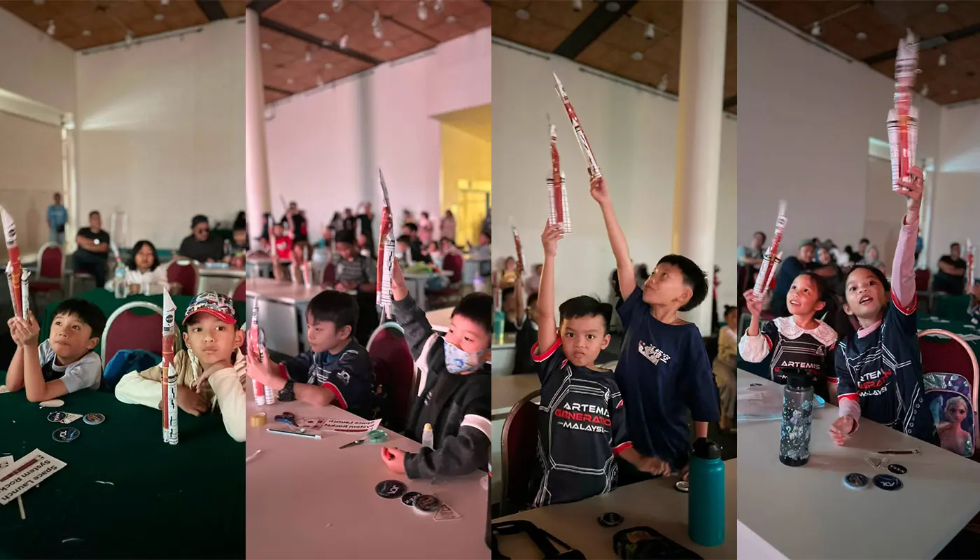 Sarawak Artemis Space Camp Inspires Young STEM Learners 1 Sarawak, Sarawak News, Kuching, Kuching News, STEM Education, Space Camp, NASA Artemis, Children’s Learning, Apadilangit Space Academy