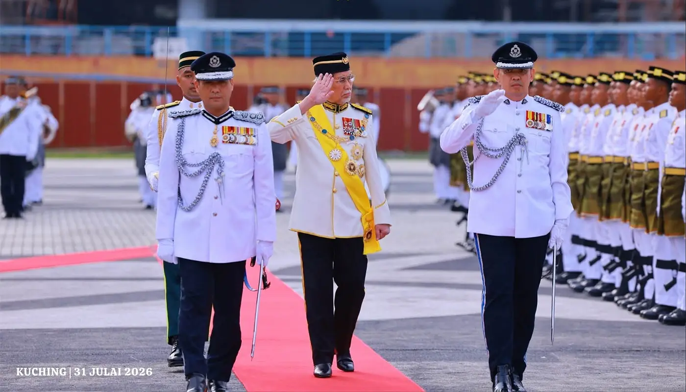 Sarawak Marks 2026 Heroes' Day With Solemn Parade in Petra Jaya 1 Sarawak, Sarawak News, Kuching, Kuching News, Heroes Day, Malaysian Armed Forces, Royal Malaysian Police, National Security, Tun Wan Junaidi