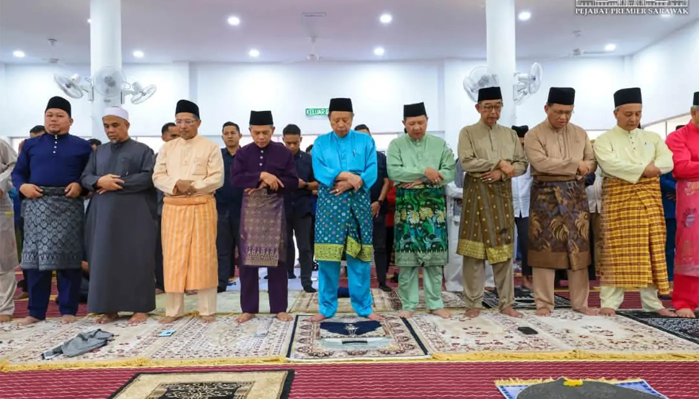 Sarawak Premier Opens Al-Umran Mosque in Kampung Tebaang 1 Sarawak, Sarawak News, Daro, Daro News, Kuching, Kuching News, Mosque Opening, Community Development, Religious Affairs