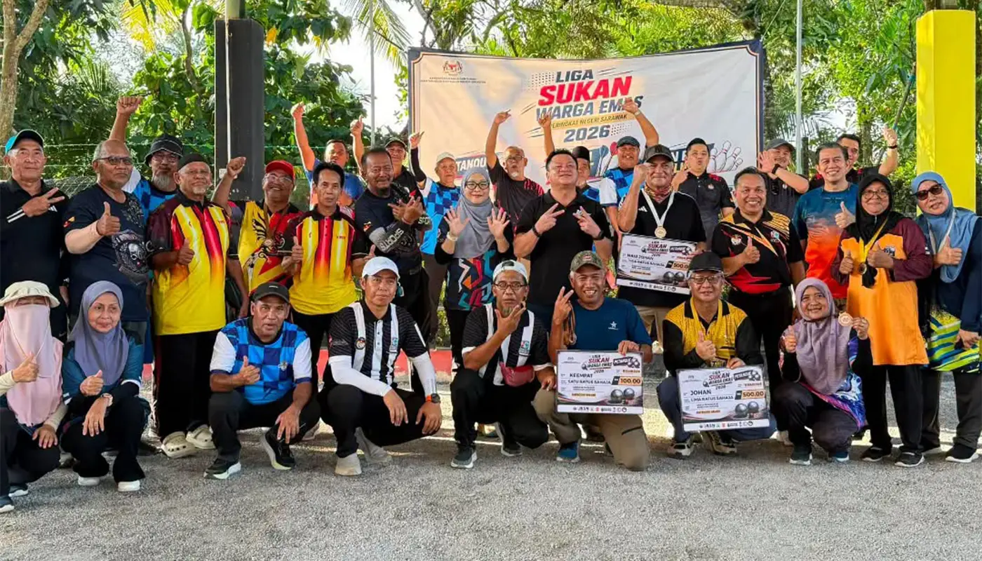 Sarawak, Sarawak News, Asajaya, Asajaya News, Senior Sports League, Petanque, Active Lifestyle, Community Sports, Sarawak Boules Association