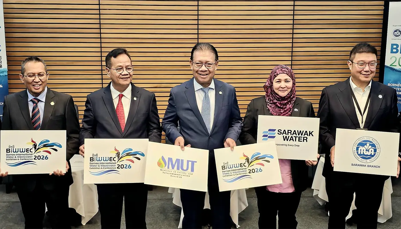 Sarawak Water Named Strategic Partner for BIWWEC 2026 1 Sarawak, Sarawak News, Kuching, Kuching News, BIWWEC 2026, Water Management, Climate Resilience, Digital Transformation, Environmental Stewardship