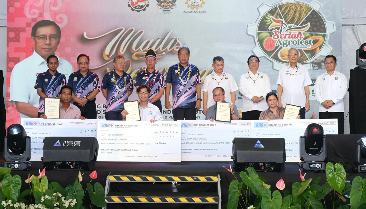 Serian Agrofest Honours Top Agro-Food Entrepreneurs For Excellence 1 Sarawak Department of Agriculture, Sarawak, Sarawak News, Serian, Serian News, Agriculture, Entrepreneurship, Awards, Food Security, Livestock, Aquaculture