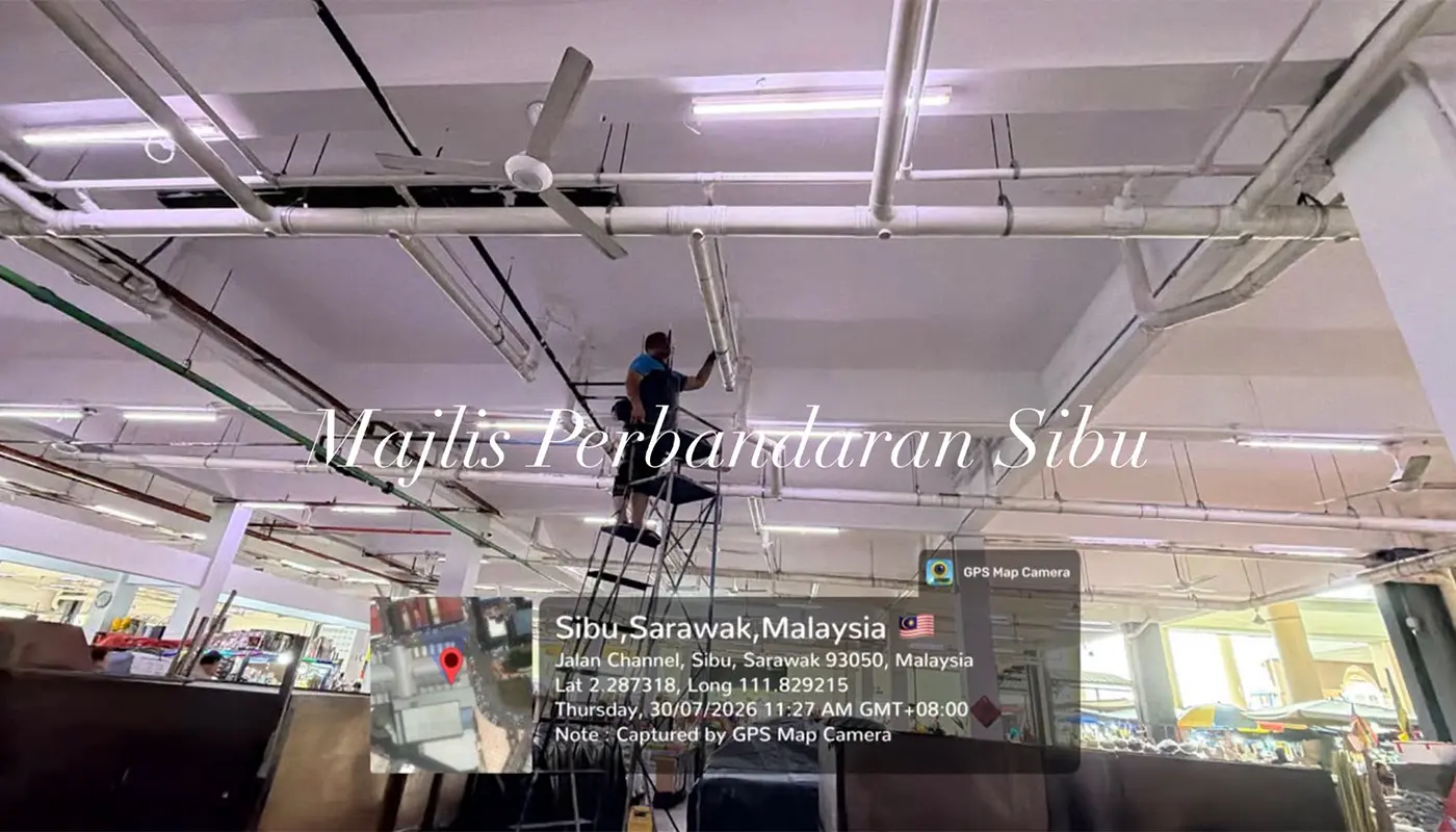 Sibu Municipal Council Repairs Drainage Leak at Sibu Central Market 1 Sarawak, Sarawak News, Sibu, Sibu News, Sibu Municipal Council, Public Infrastructure, Community, Hygiene