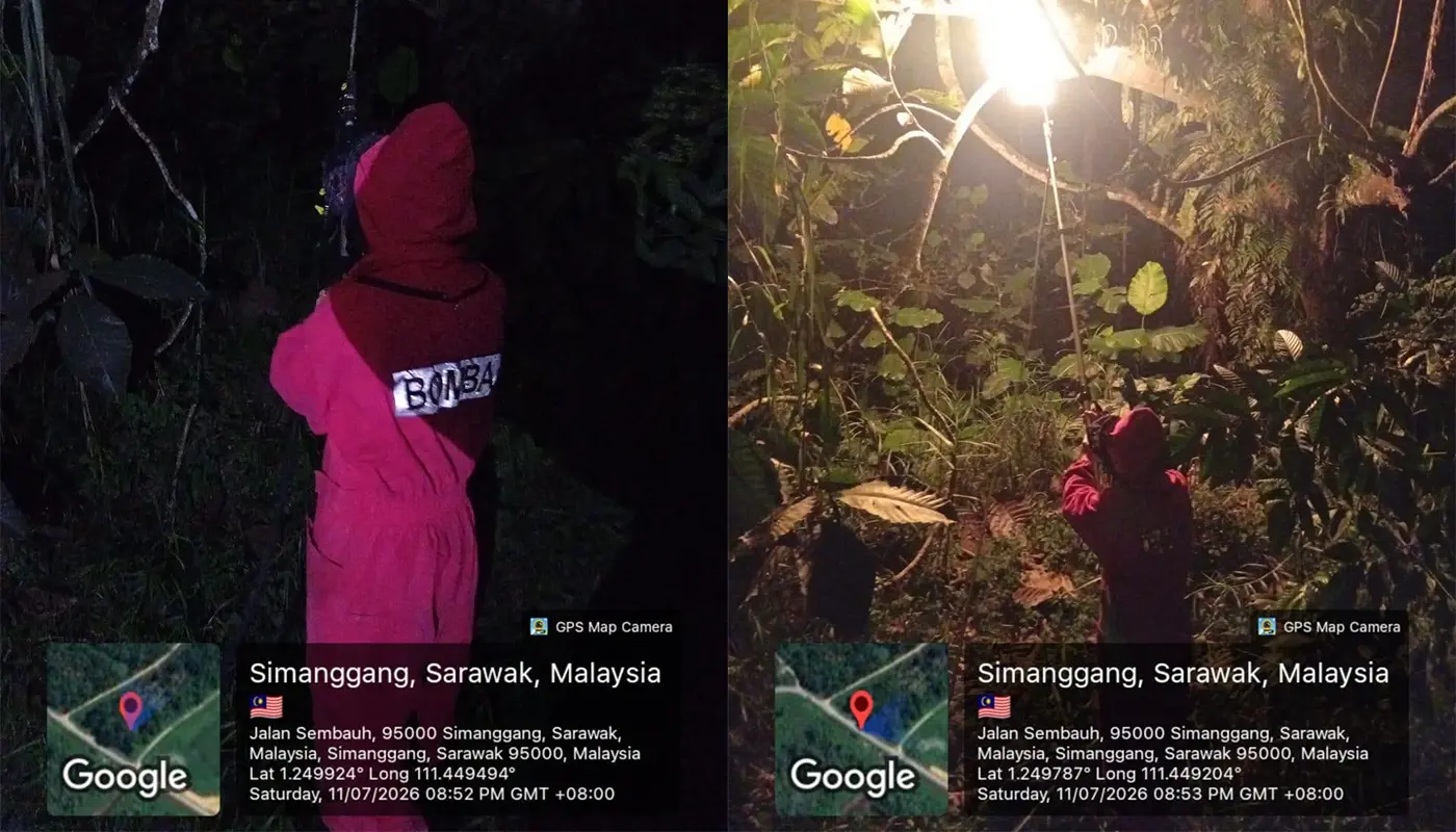 Sarawak, Sarawak News, Sri Aman, Sri Aman News, Fire and Rescue, Public Safety, Wasp Nest Removal, Community Protection
