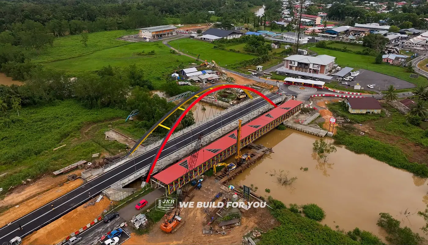 Sarawak, Sarawak News, Spaoh, Spaoh News, Infrastructure, Douglas Uggah Embas, Betong Division, JKR Sarawak