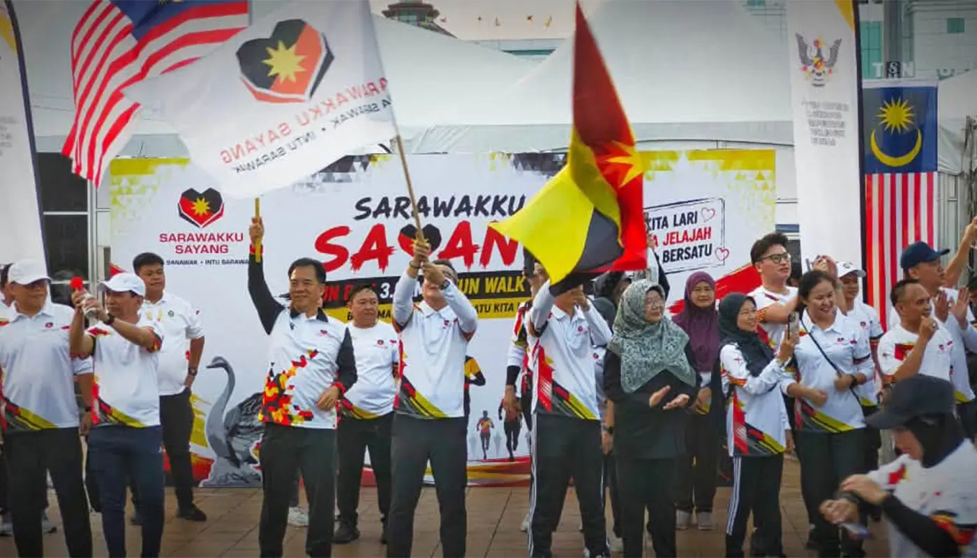 Sarawak, Sarawak News, Sibu, Sibu News, MYSED, Fun Walk, Fun Run, Community Events, Healthy Lifestyle, Sports Development