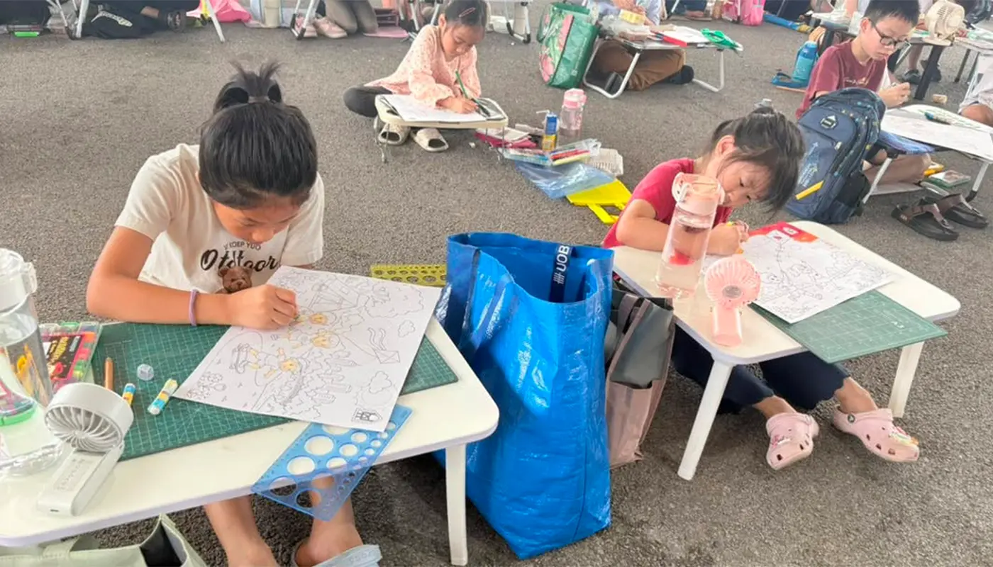 Young Artists Shine at BIKF 2026 Coloring Competition 1 Sarawak, Sarawak News, Bintulu, Bintulu News, Borneo International Kite Festival, Children's Activities, Arts and Culture, BDA Library, Community Events