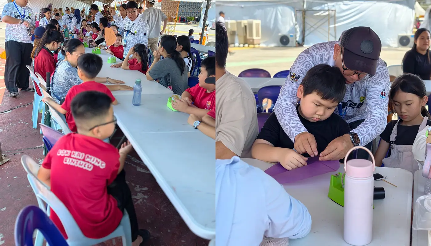 Young Students Master Kite Craft at BIKF 2026 Workshop 1 Sarawak, Sarawak News, Bintulu, Bintulu News, BIKF 2026, Borneo International Kite Festival, SJKC Kai Ming, Cultural Heritage, Student Activities, Kite Making