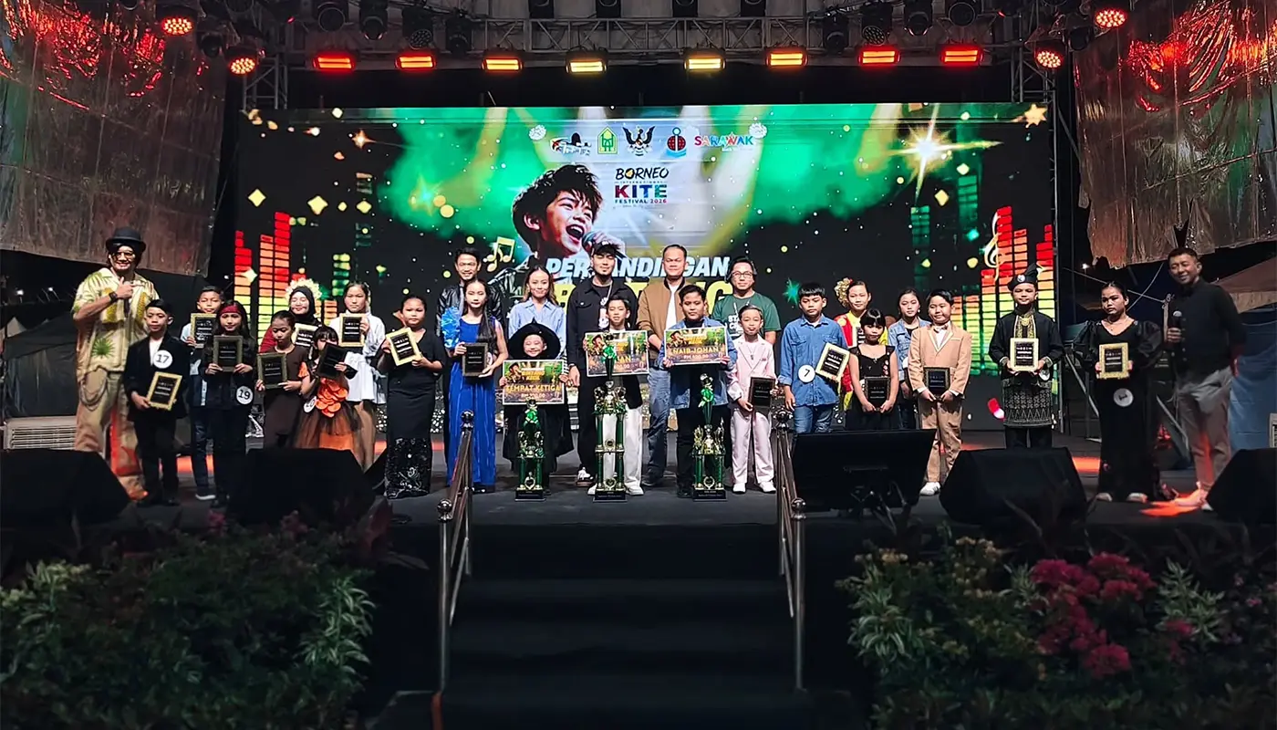 Young Voices Shine at BIKF 2026 Little Star Contest 1 Sarawak, Sarawak News, Bintulu, Bintulu News, BIKF 2026, Borneo International Kite Festival, Little Star Singing Competition, Youth Talent, Entertainment, Cultural Event