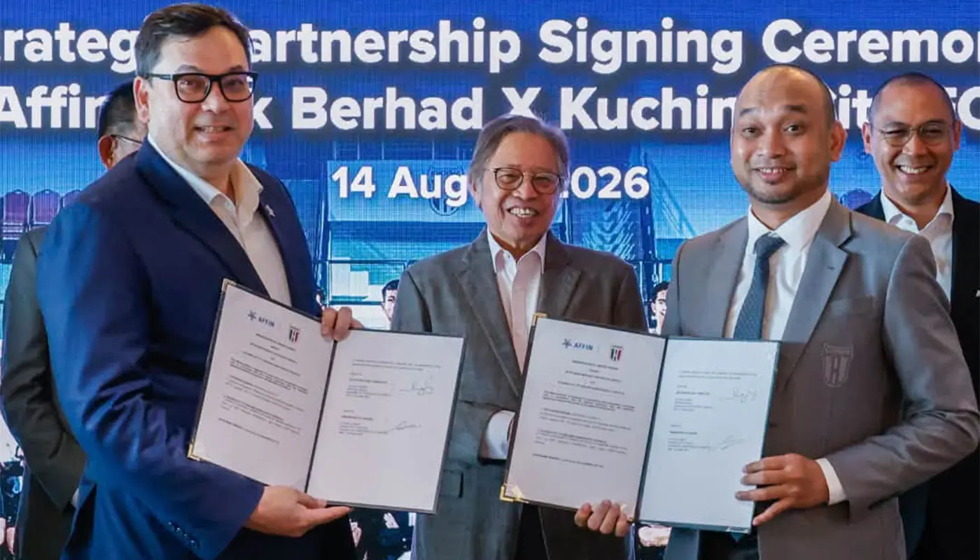 Sarawak, Sarawak News, Kuching, Kuching News, AFFIN Group, Kuching City FC, Football, Sports Partnership