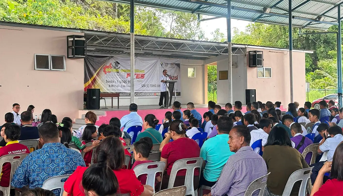 Anti-Drug Campaign KAMI Takes Stage at Selangau 1 Sarawak, Sarawak News, Selangau, Selangau News, SKUAD Antidadah, KAMI, Drug Prevention, Civic Education, Youth Engagement, Community Health