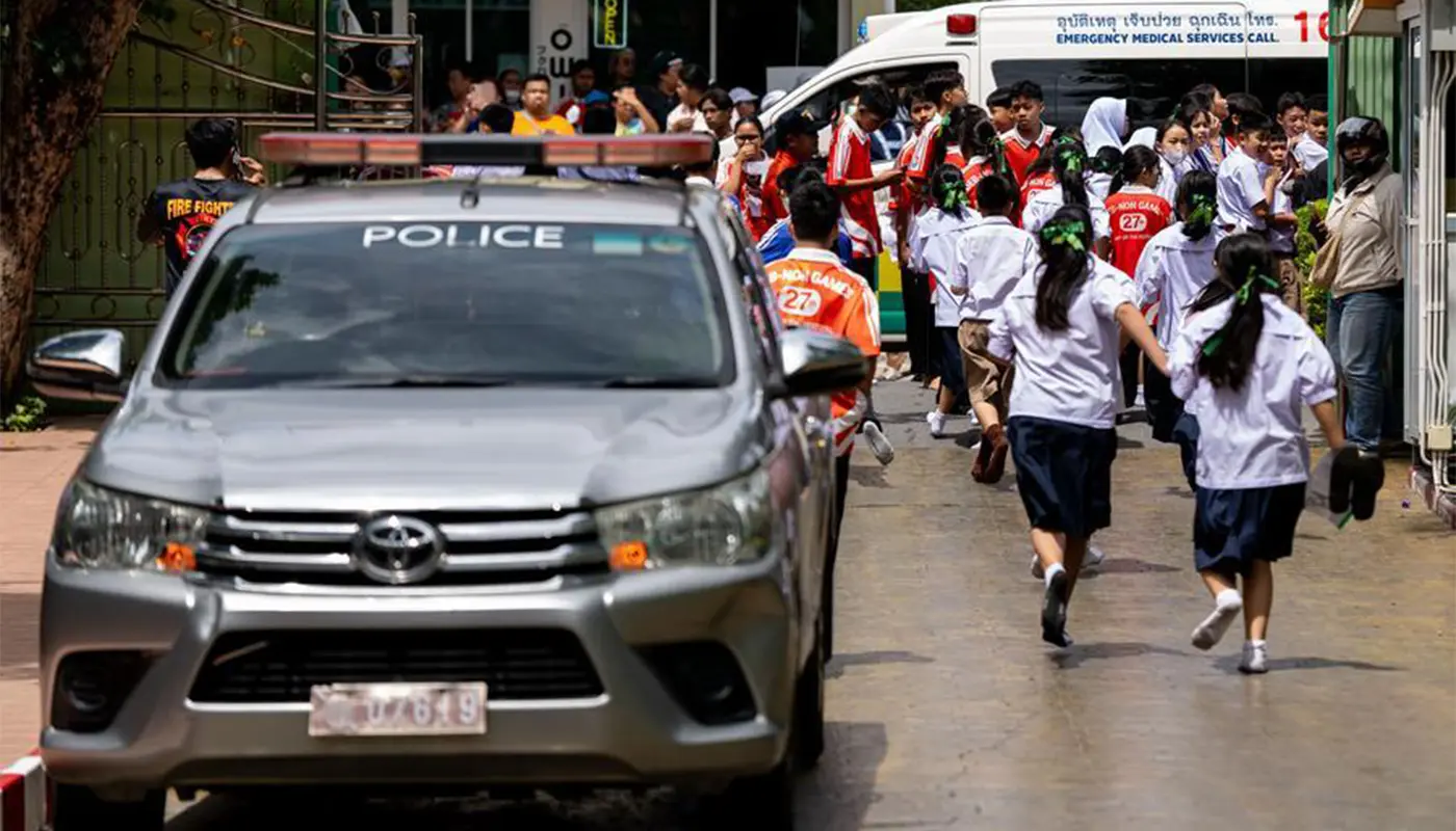Thailand, Nonthaburi, School Shooting