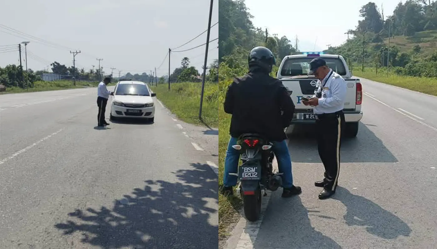 Bau Police Conduct Road Safety Operation on Two Key Routes 1 Sarawak, Sarawak News, Bau, Bau News, Road Safety, Traffic Enforcement, PDRM, Motorcycle Safety, Vehicle Inspection