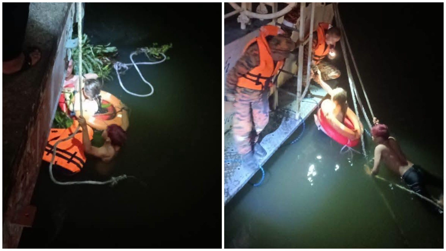 Chinese Woman Saved After Jump Into Sarawak River in Kuching 1 Chinese Woman Saved After Jump Into Sarawak River in Kuching