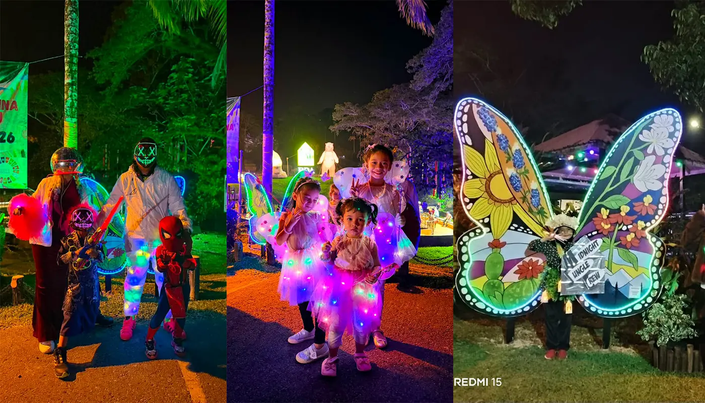 Sarawak, Sarawak News, Bintulu, Bintulu News, Tumbina Festival, Night Walk, Glow in the Dark, Costume Competition