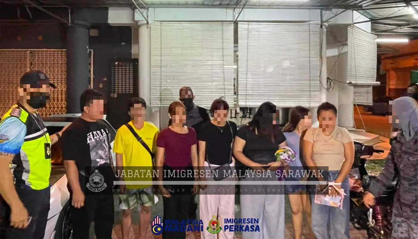Sarawak, Sarawak News, Kuching, Kuching News, Kota Samarahan, Immigration Department, Ops Selera, Law Enforcement, Public Safety