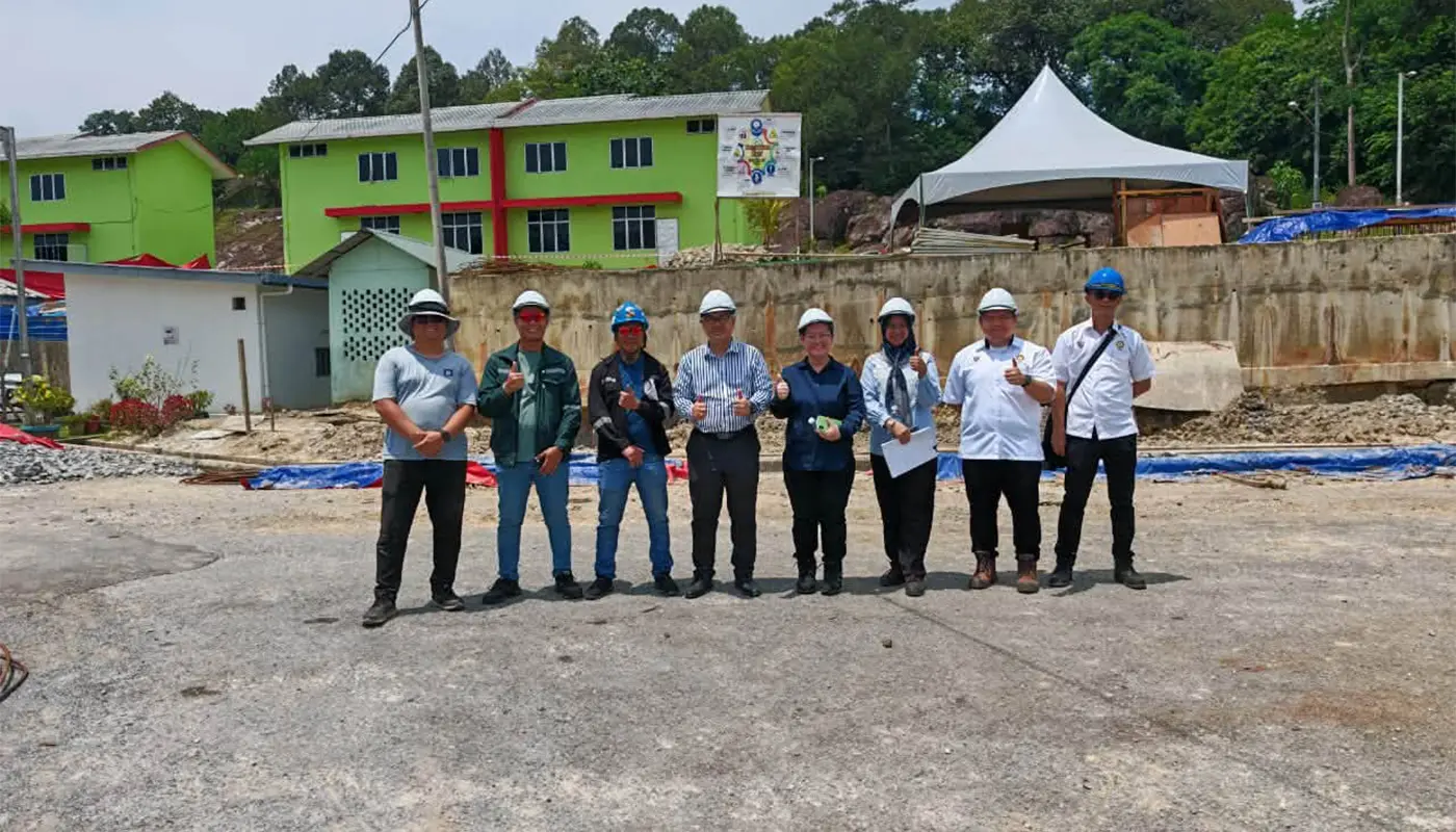 JKR Limbang Reviews Progress of Three Development Projects 1 Sarawak, Sarawak News, Limbang, Limbang News, JKR Limbang, Development Projects, Infrastructure, ICQS Pandaruan