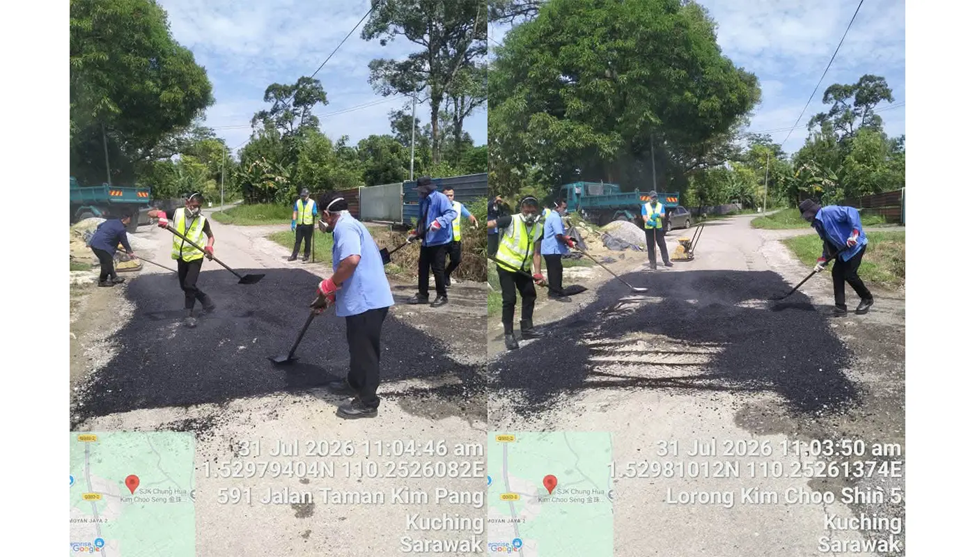 Sarawak, Sarawak News, Padawan, Padawan News, MPP, Infrastructure, Road Maintenance, Community Engagement, Public Service, Urban Development