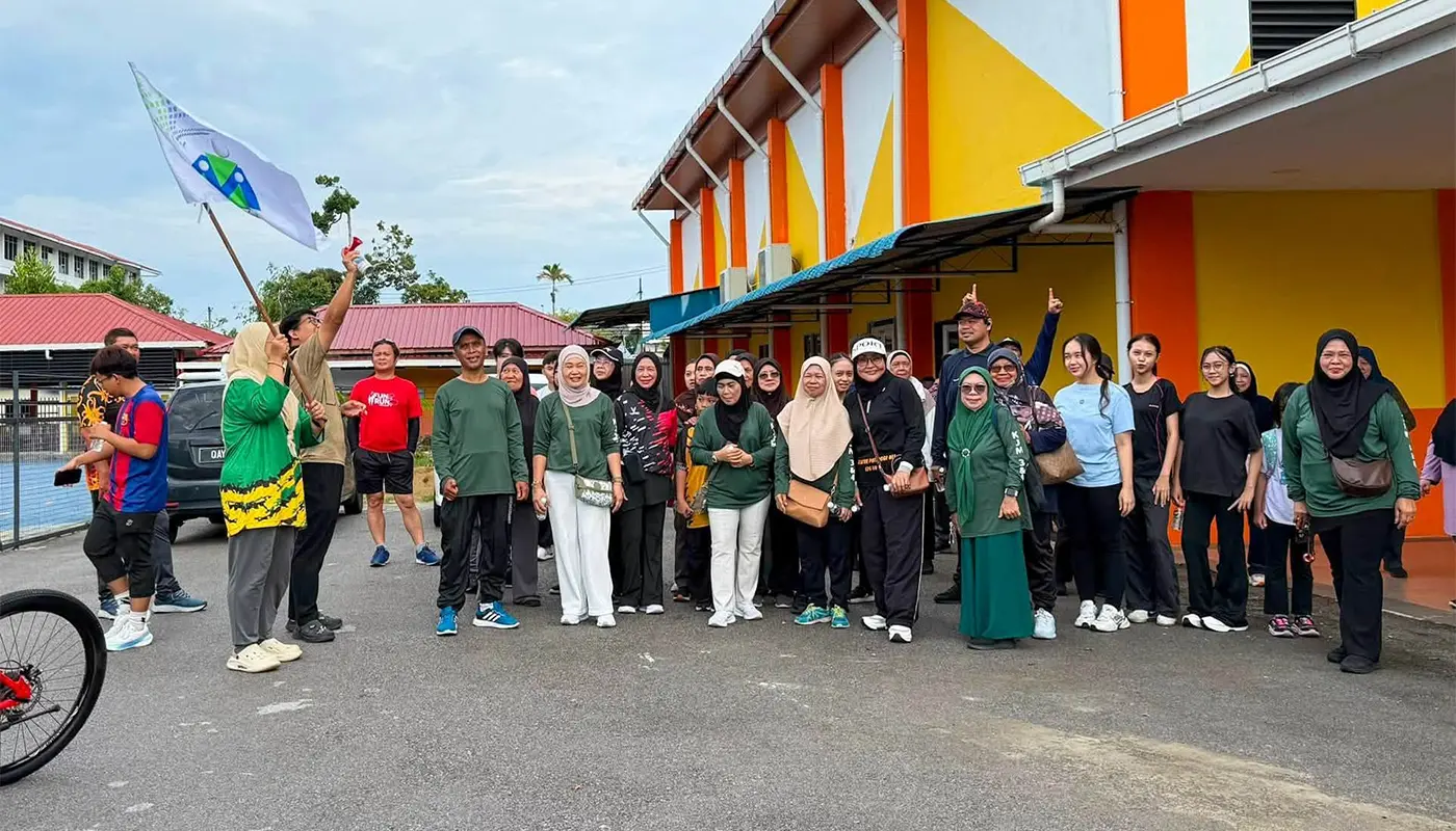 Merpati Jepang Hall Hosts Community Fun Walk for Unity 1 Sarawak, Sarawak News, Kuching, Kuching News, Merpati Jepang, Community Events, National Unity, Healthy Lifestyle, JPNIN, PBB
